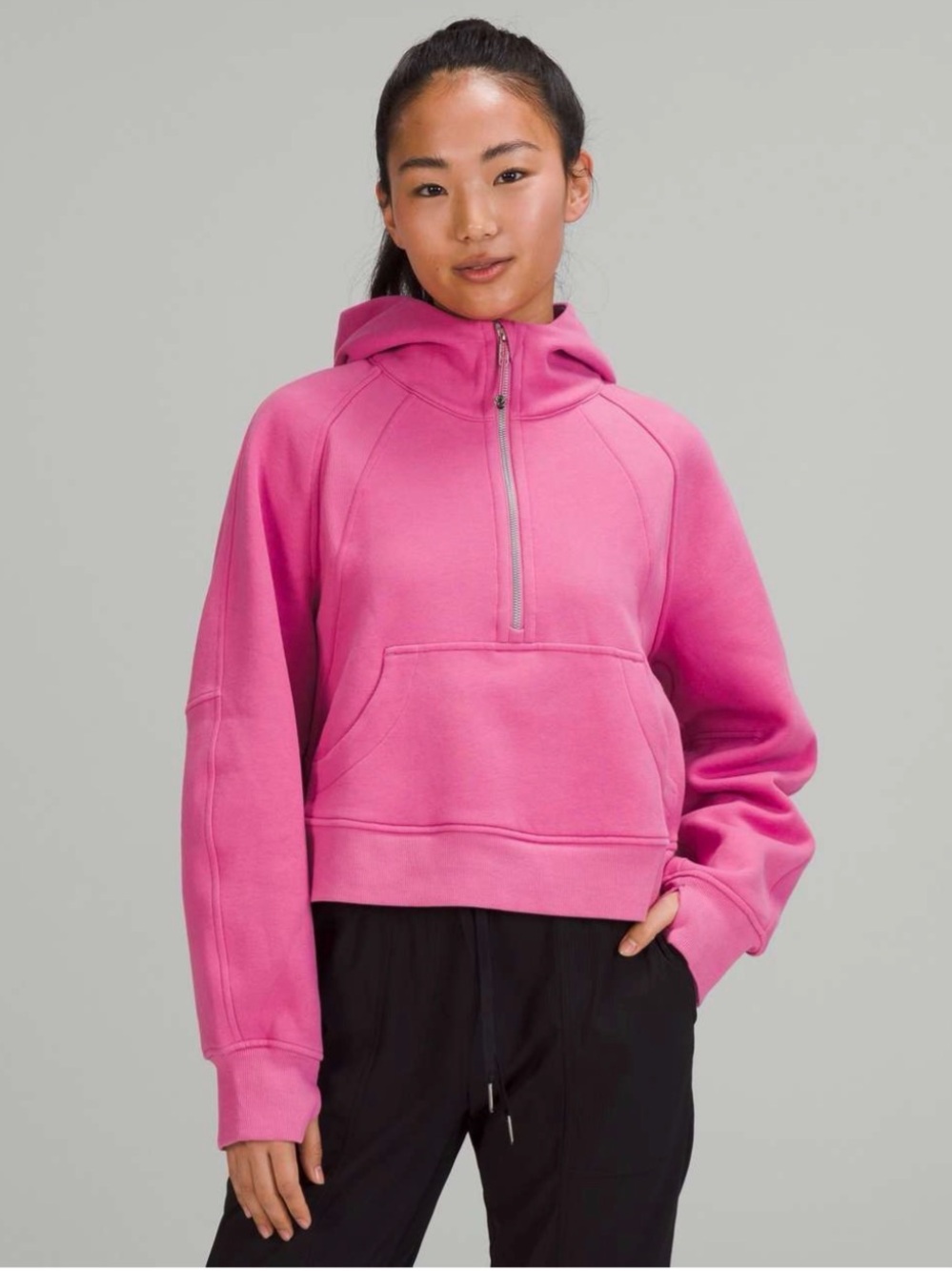 Lululemon Scuba Oversized Cropped Hoodie